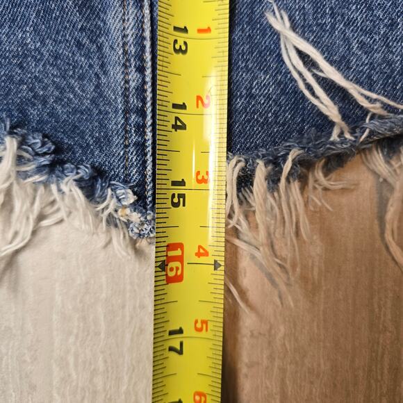 AGOLDE Parker Angled Denim Hem Skirt size 29 - Picture 7 of 10